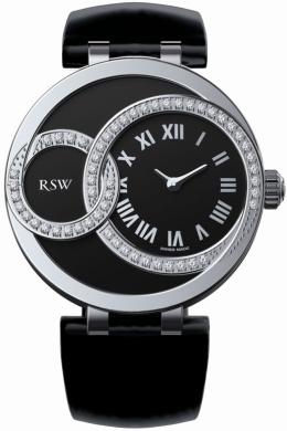 RSW Ladies 6025.BS.L1.12.D1 Wonderland Round Black Dial Watch